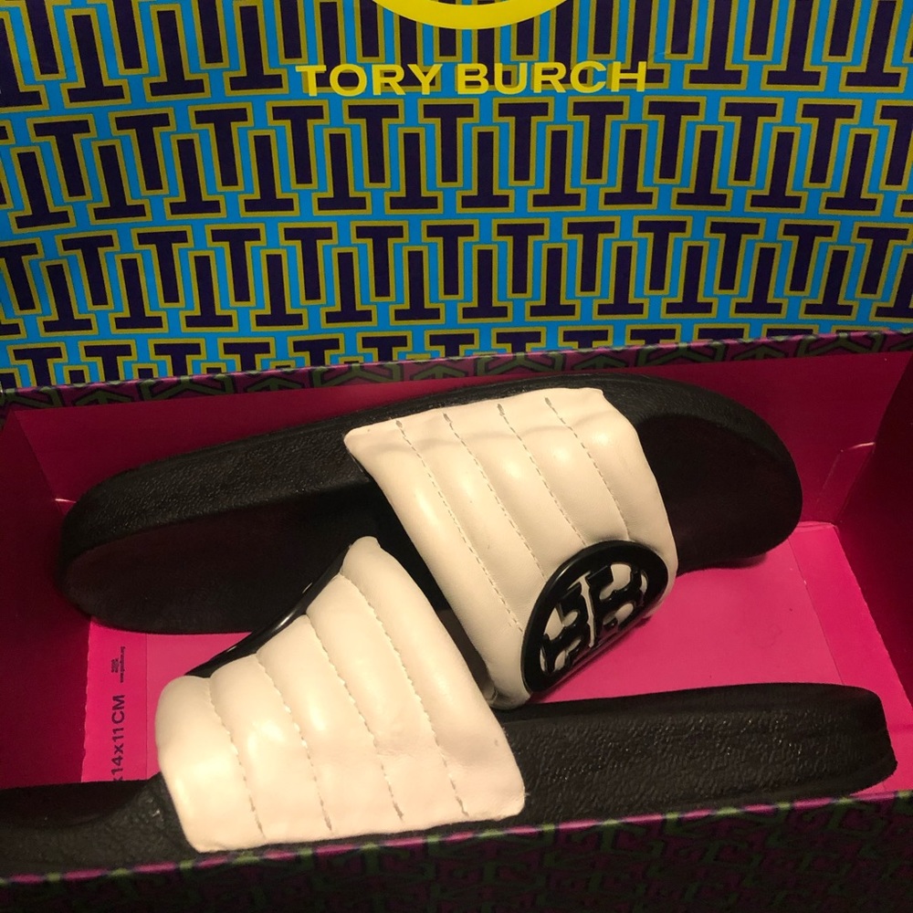 Tory Burch Leather slides